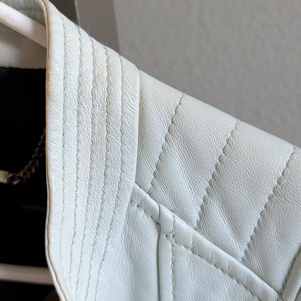 Barbara Bui Mint Green 100% Leather Jacket - Picture 12 of 14
